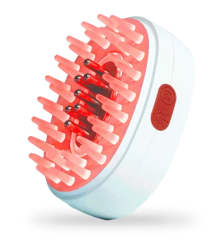 LED light therapy scalp device